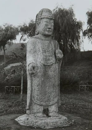 예천 동본동 석조여래입상, 영주 가흥동 마애여래삼존상 및 여래좌상 조사 사진 — 동국대 · 조사자료 124
